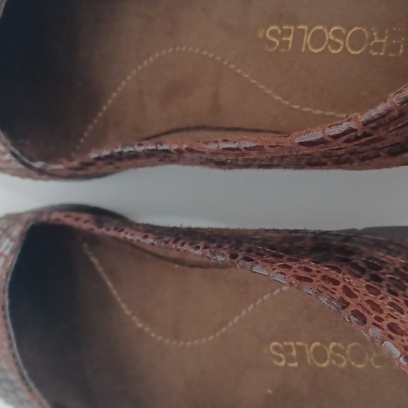 Aerosole "Army" Sz.9M.Brown Crocodile Pattern Loafers. - Picture 9 of 14